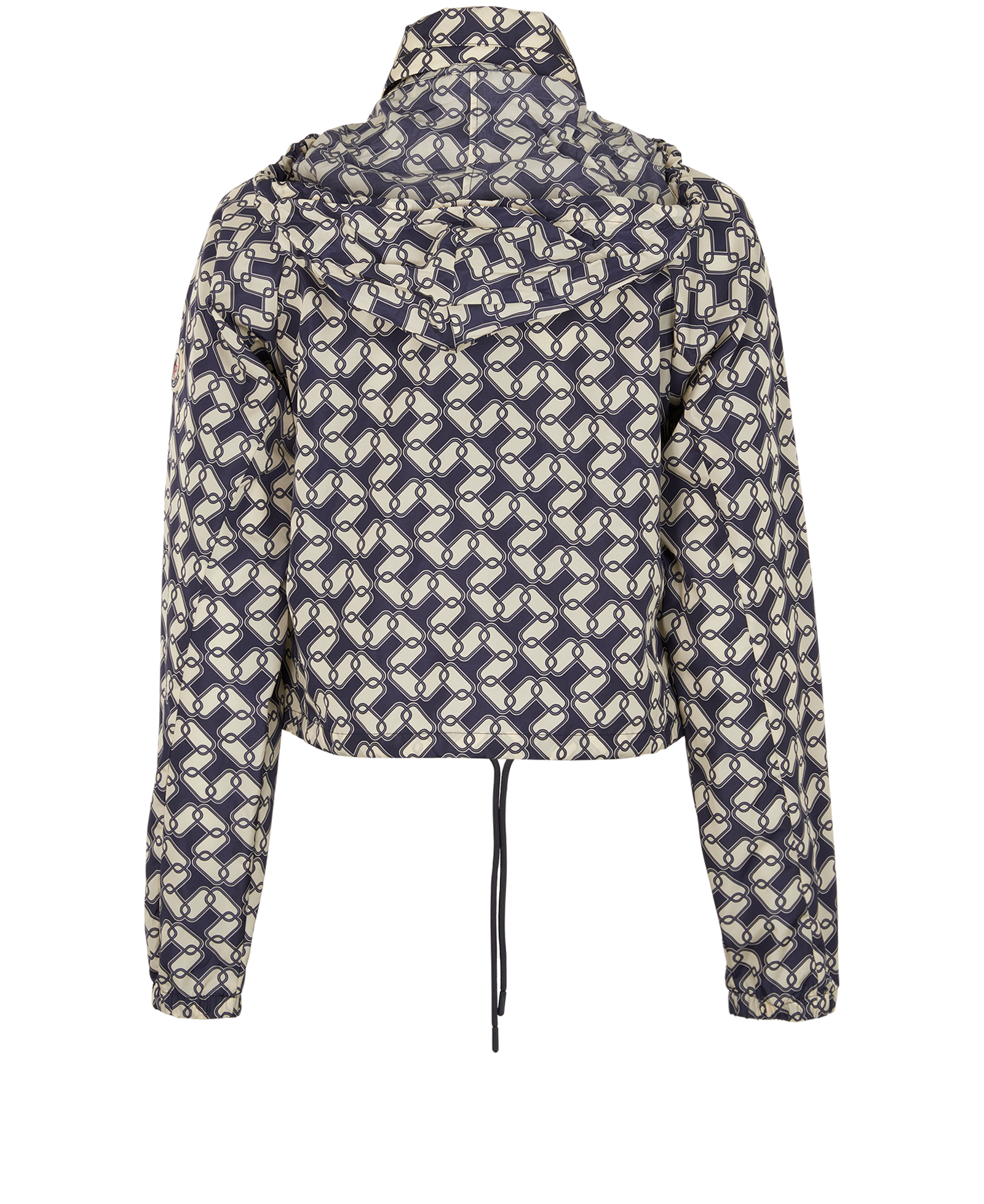 Moncler Marpessa Windbreaker, &pound;495, Clothing, Cream/Navy, Polyester, Other view