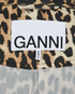 Ganni Leopard Print Jacket, &pound;150, Clothing, Black/Brown, Polyester Mix, Other view