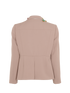 Miu Miu Butterfly Embellished Jacket, &pound;295, Clothing, Taupe, Wool, Back view