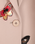 Miu Miu Butterfly Embellished Jacket, &pound;295, Clothing, Taupe, Wool, Other view