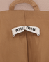 Miu Miu Butterfly Embellished Jacket, &pound;295, Clothing, Taupe, Wool, Other view
