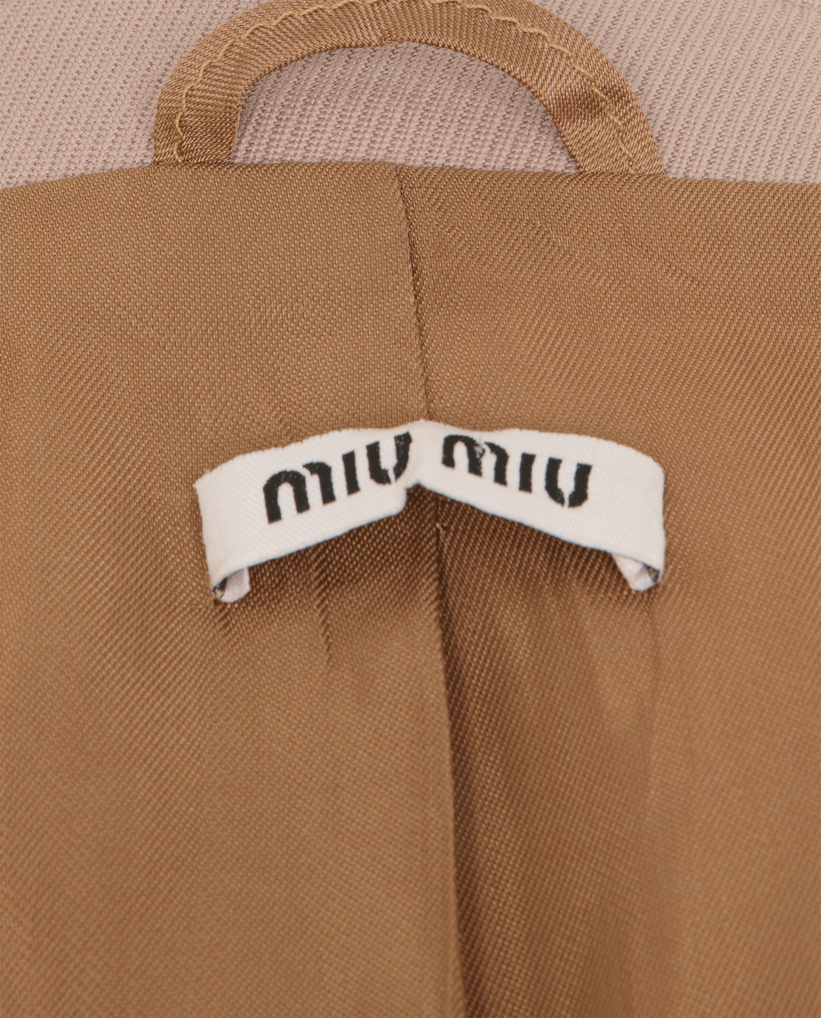 Miu Miu Butterfly Embellished Jacket, &pound;295, Clothing, Taupe, Wool, Other view