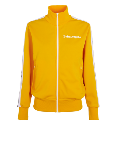 Palm Angels Classic Track Jacket, &pound;180, Clothing, Yellow, Polyester, Front view