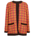 Gucci Tweed Jacket, &pound;595, Clothing, Pink, Cotton/Polyester (Polymer), Front view