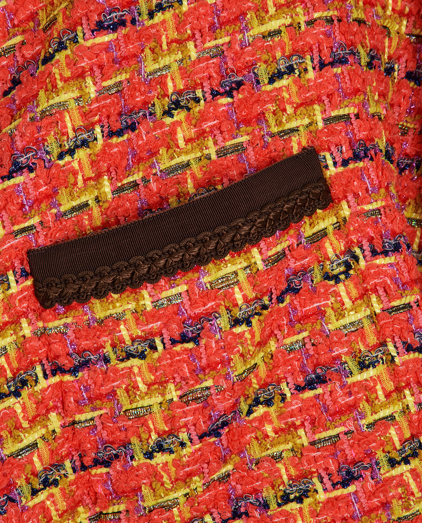 Gucci Tweed Jacket, &pound;595, Clothing, Pink, Cotton/Polyester (Polymer), Other view