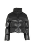 Moncler Jasione Puffer Jacket, &pound;320, Clothing, Black, Down Feathers, Front view