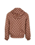 Gucci GG Supreme Hooded Jacket, &pound;550, Clothing, Red, Silk, Back view