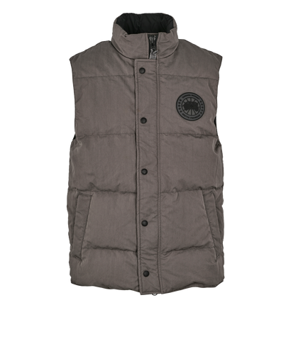 Canada Goose Carson Vest, &pound;450, Clothing, Grey, Cotton/Down Feathers, Front view