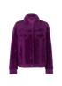 Tom Ford Buttoned Jacket, &pound;595, Clothing, Purple, Shearling, Front view