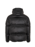 Prada Medium-Weight Technical Puffer Jacket, &pound;550, Clothing, Black, Down Feathers, Back view