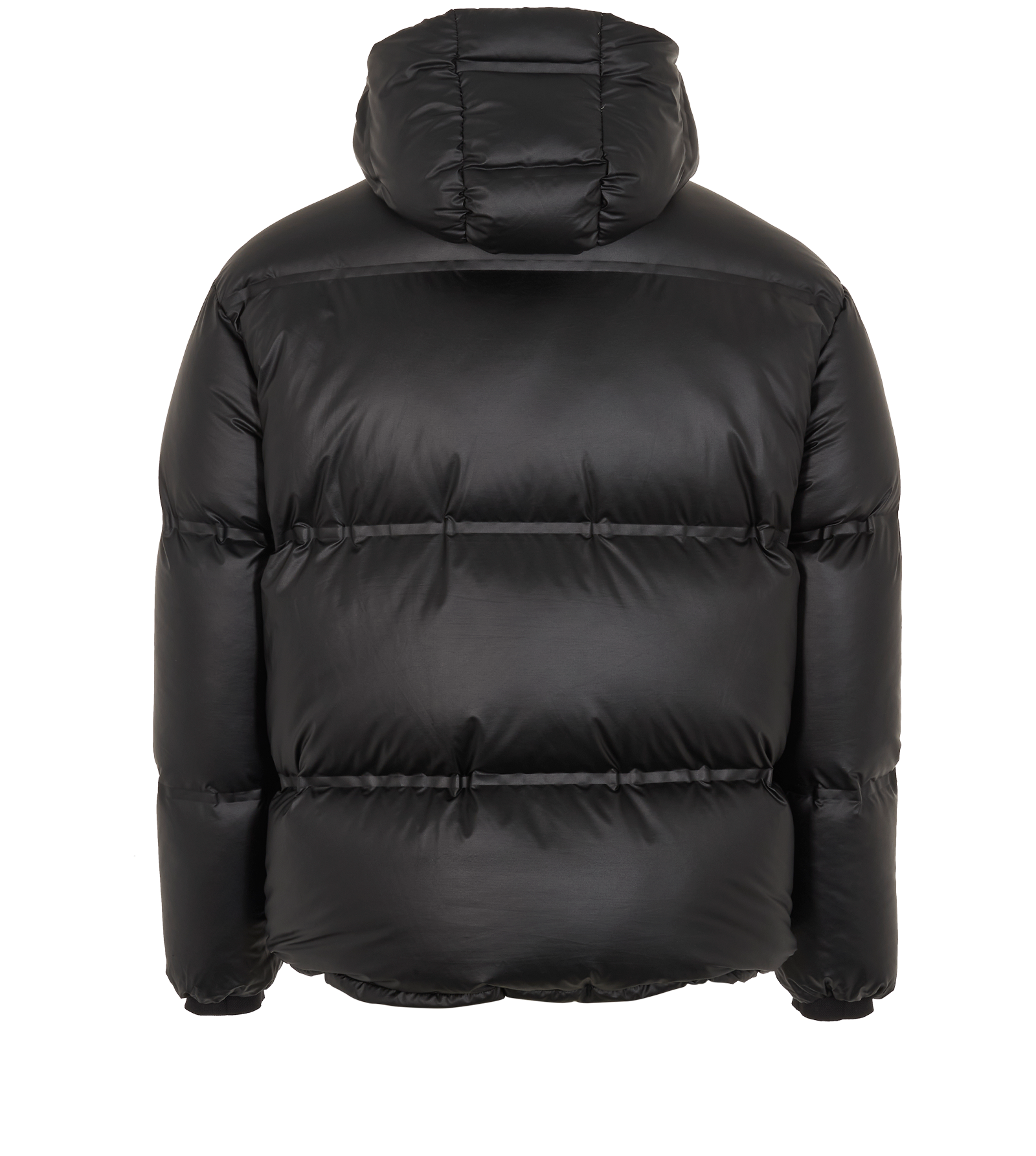 Prada Medium-Weight Technical Puffer Jacket, &pound;550, Clothing, Black, Down Feathers, Back view