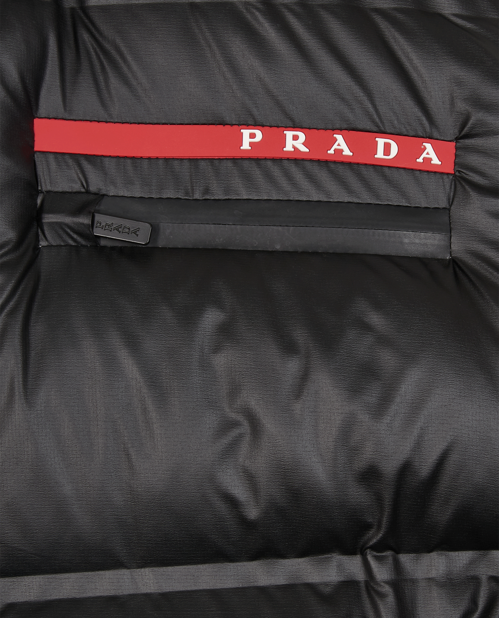 Prada Medium-Weight Technical Puffer Jacket, &pound;550, Clothing, Black, Down Feathers, Other view