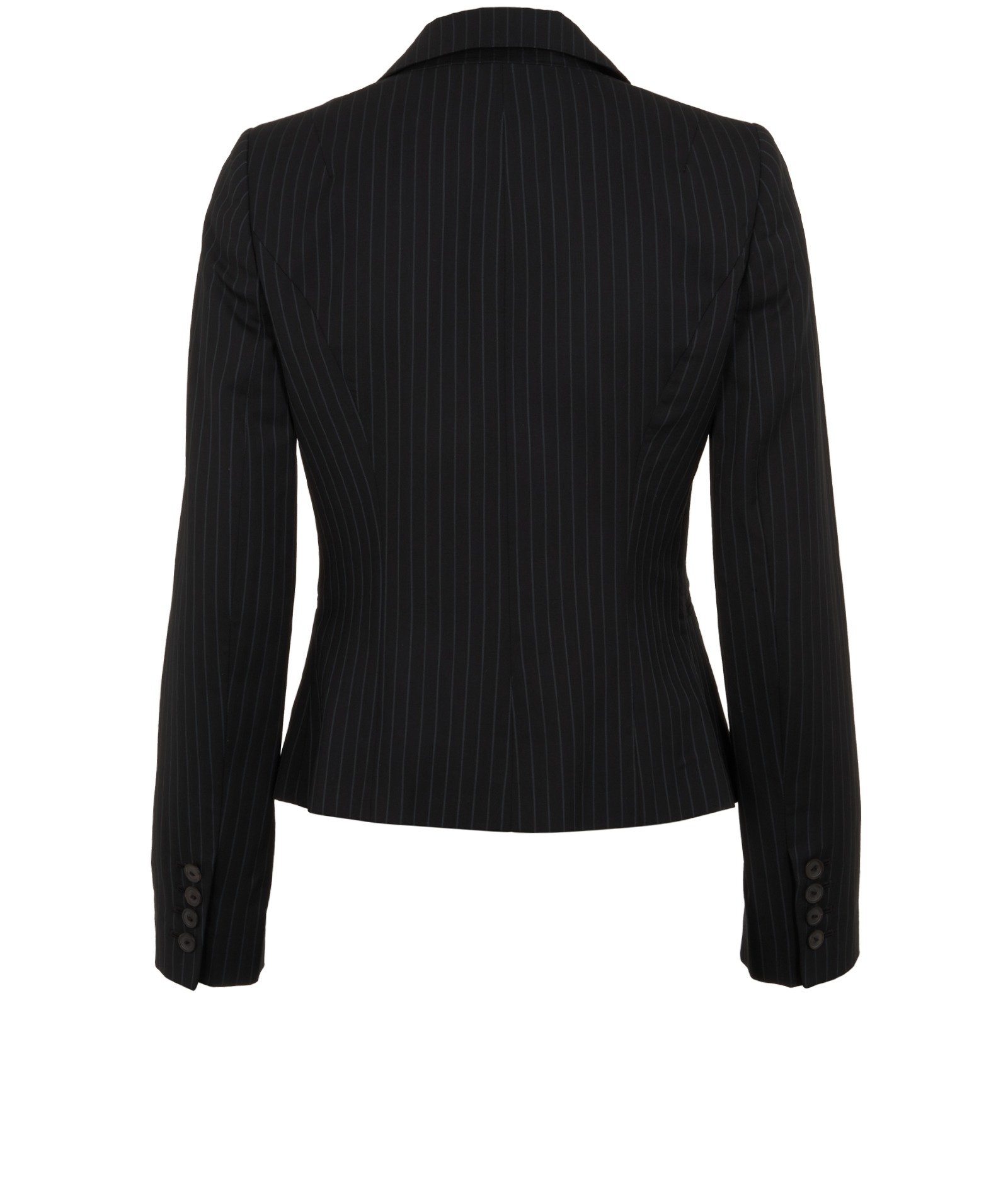 Joseph Stripe Blazer, &pound;120, Clothing, Black, Wool, Back view