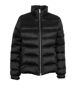 Prada Down Puffer Jacket, Polyamide, Black, UK12, 2*