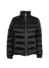 Prada Down Puffer Jacket, &pound;420, Clothing, Black, Polyester, Front view