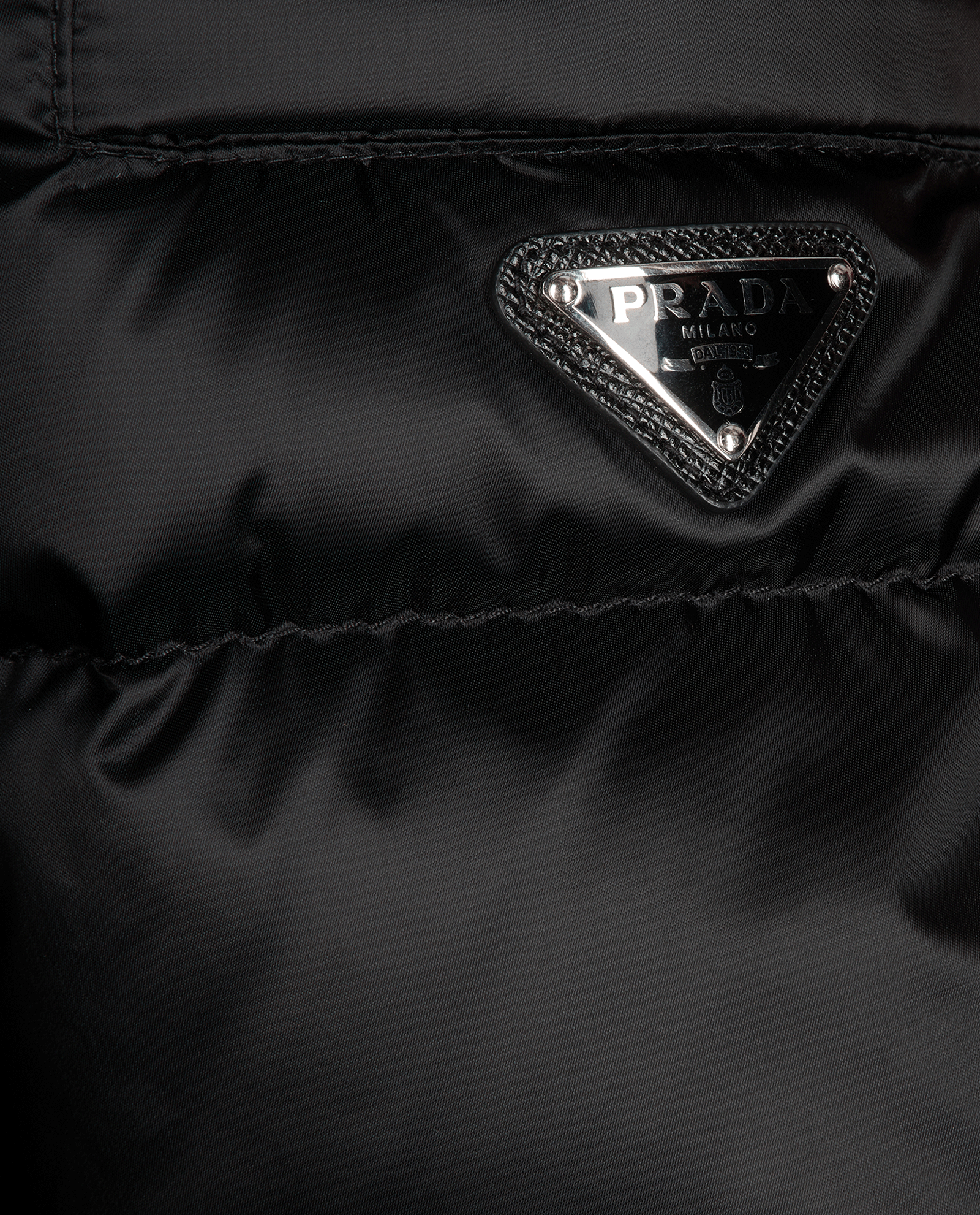 Prada Down Puffer Jacket, &pound;420, Clothing, Black, Polyester, Other view