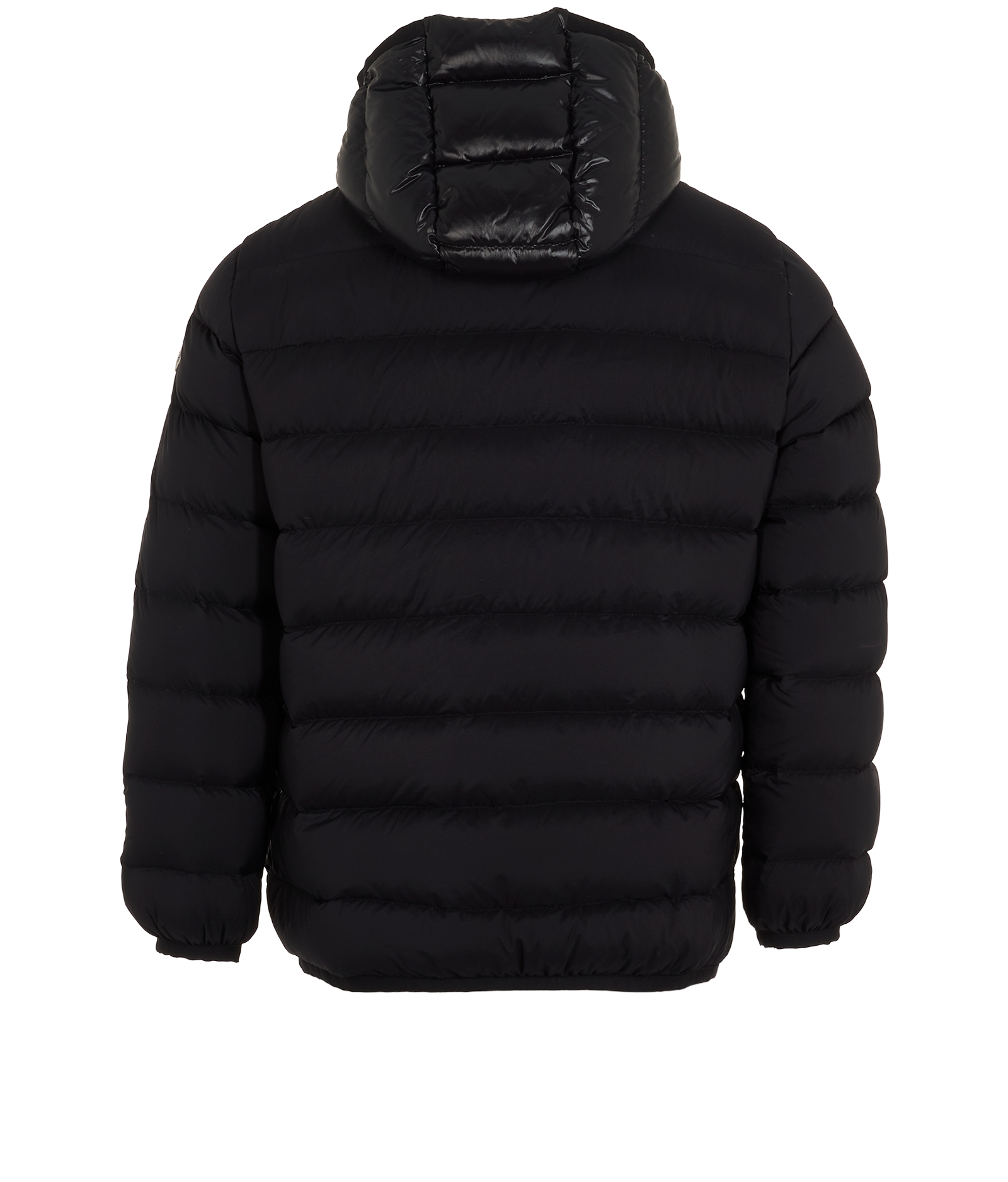 Moncler Goeland Puffer Jacket, &pound;650, Clothing, Black, Down Feathers/Polyester, Back view