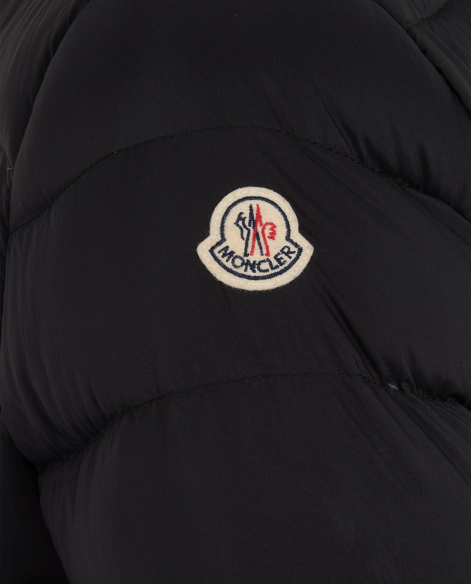 Moncler Goeland Puffer Jacket, &pound;650, Clothing, Black, Down Feathers/Polyester, Other view