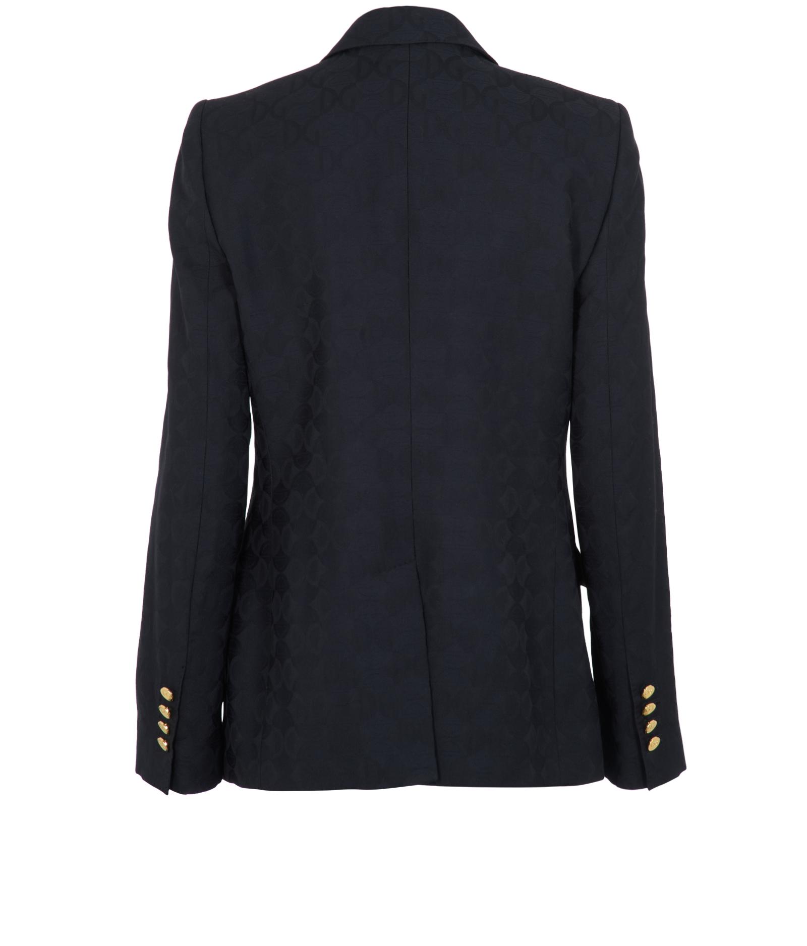 Dolce & Gabbana Logo Blazer, &pound;350, Clothing, Black, Wool, Back view