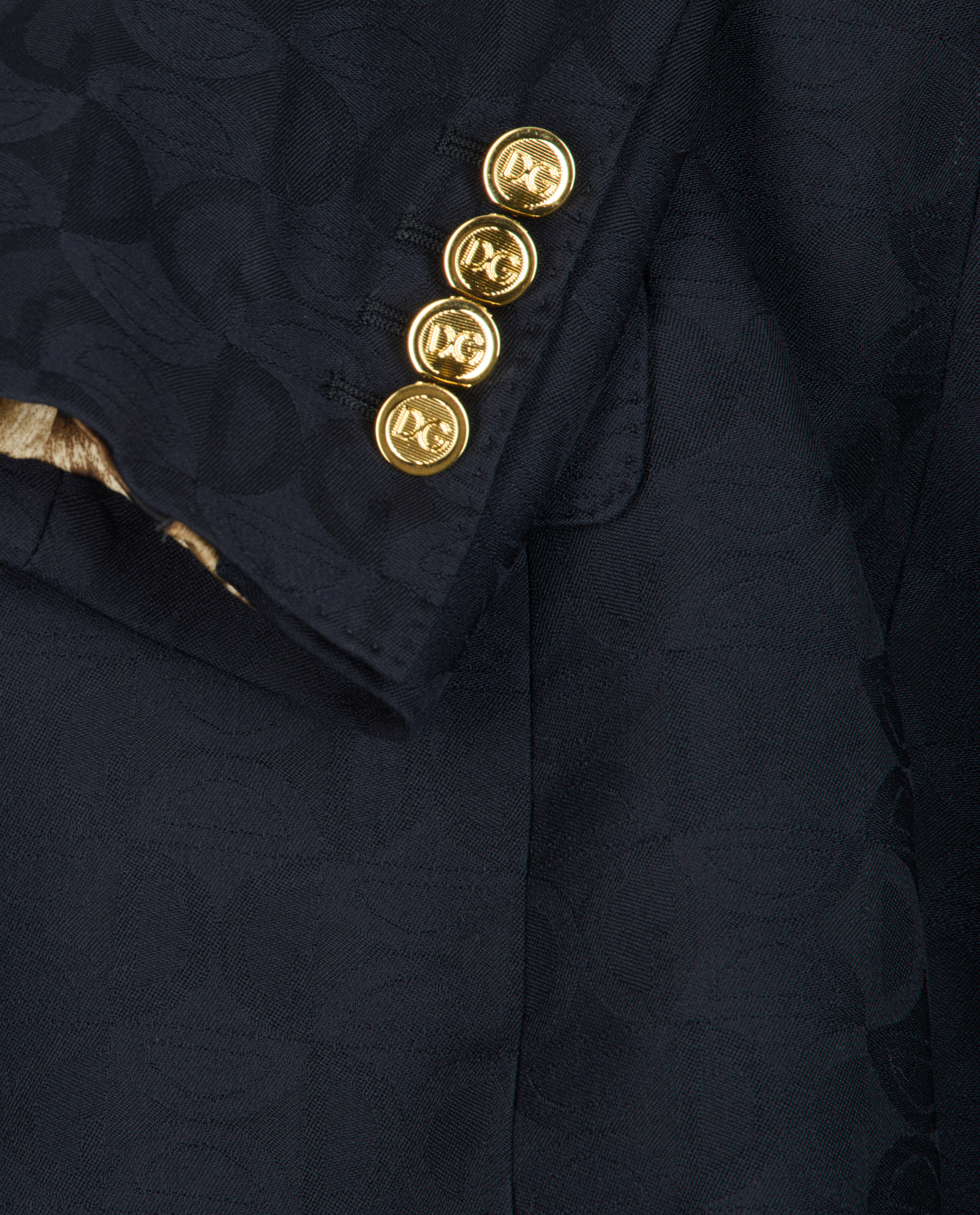 Dolce & Gabbana Logo Blazer, &pound;350, Clothing, Black, Wool, Other view