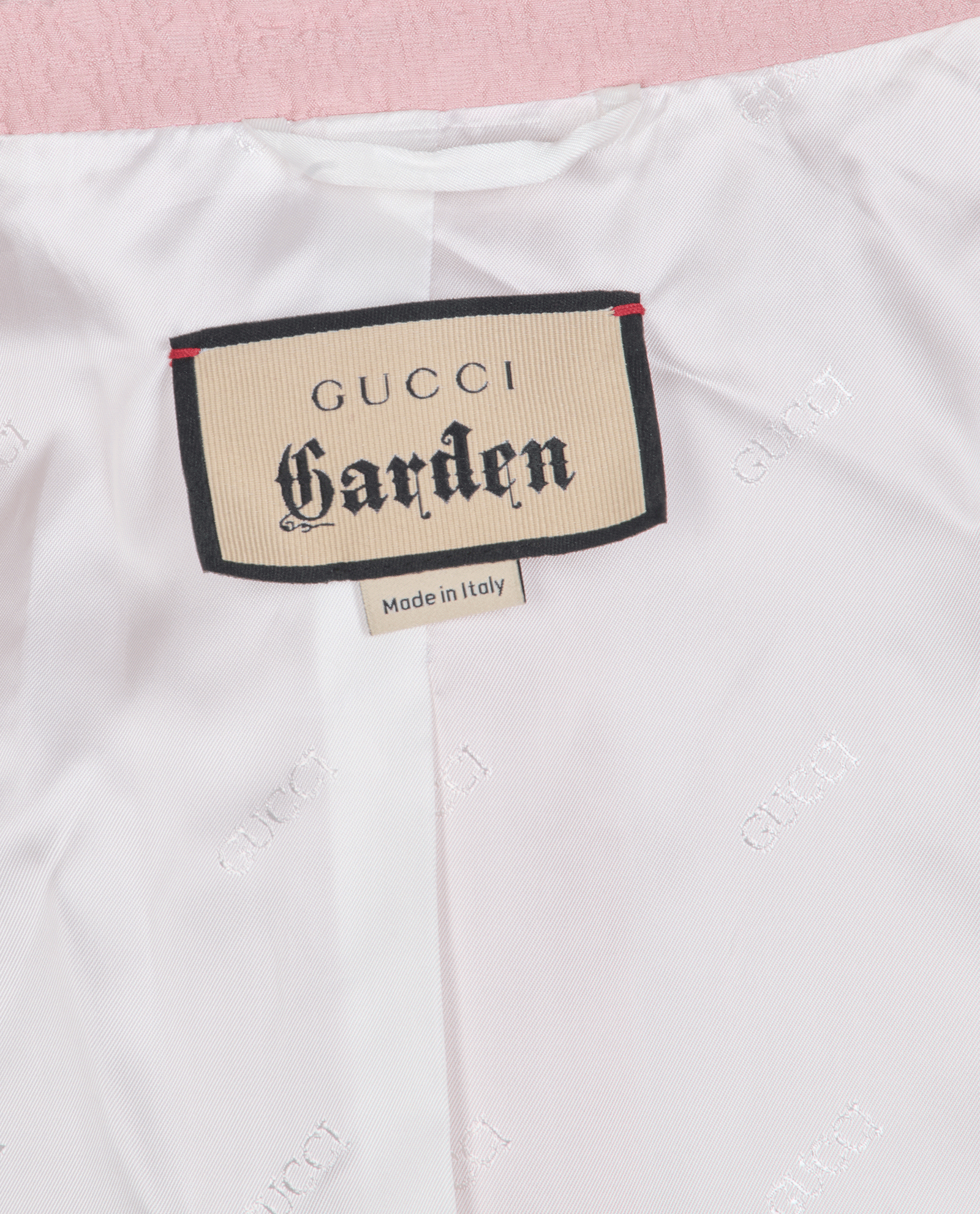 Gucci Garden Jacket, &pound;450, Clothing, Pink, Cotton, Other view