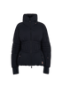 Moncler Sarenna Puffer Jacket, &pound;595, Clothing, Black, Down Feathers/Polyester, Front view