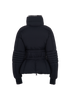 Moncler Sarenna Puffer Jacket, &pound;595, Clothing, Black, Down Feathers/Polyester, Back view