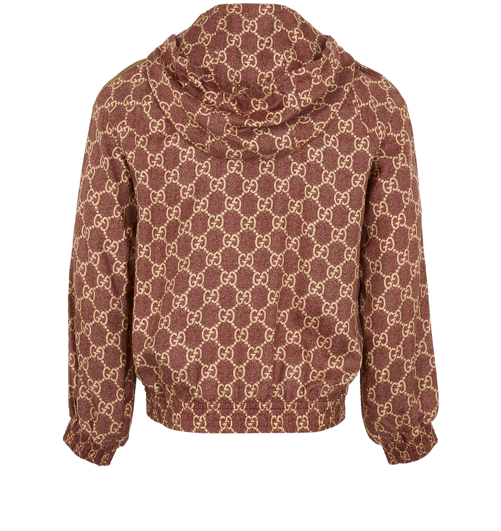 Gucci GG Jacket, &pound;520, Clothing, Burgundy, Silk, Back view