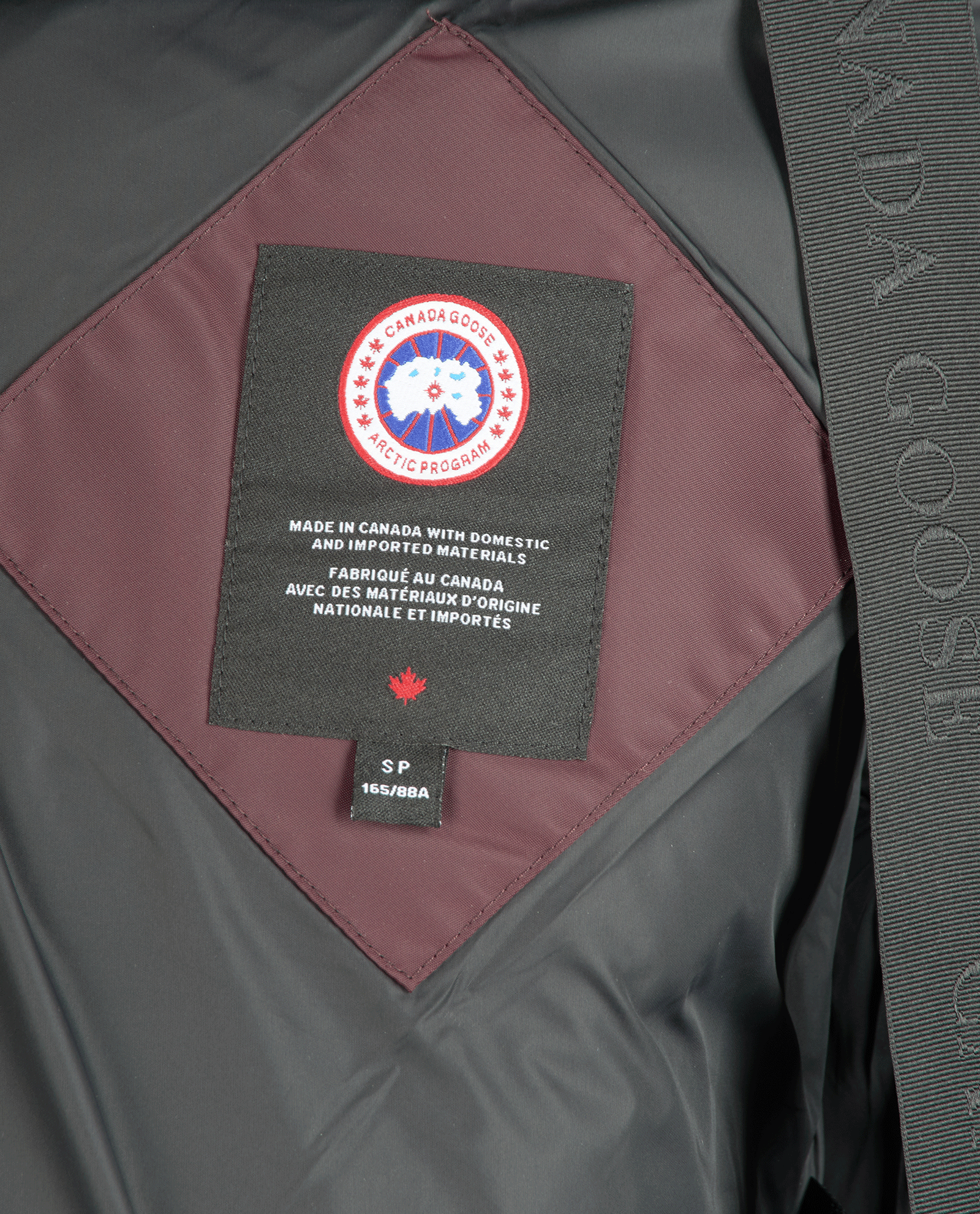 Canada Goose McKenna Jacket, &pound;695, Clothing, Burgundy, Down Feathers/Polyester (Polymer), Other view