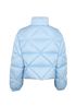 Prada Quilted Puffer Jacket, &pound;750, Clothing, Blue, Nylon, Back view