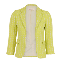 Marni Blazer, Cotton, Yellow, UK8, 2*