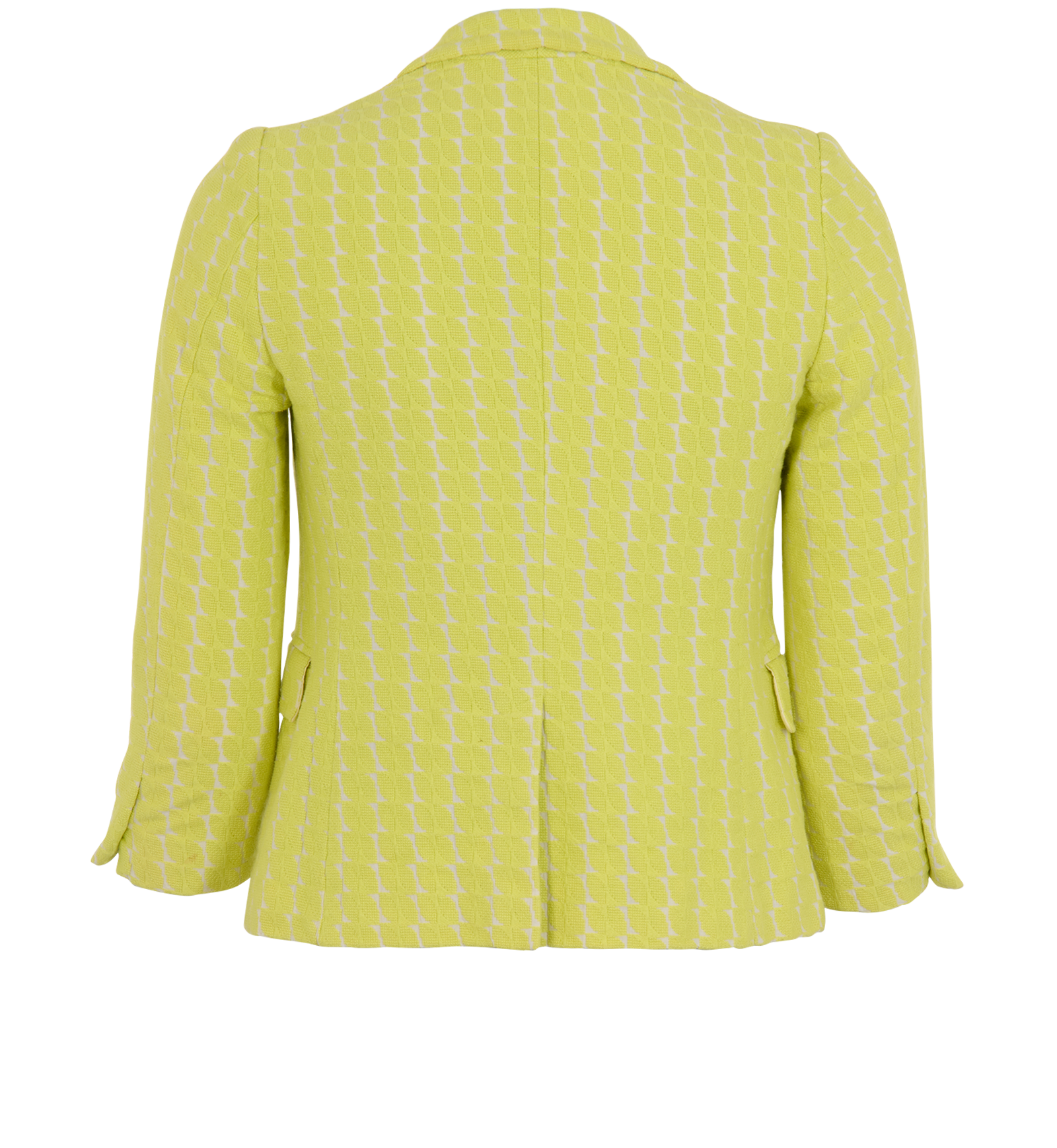 Marni Blazer, &pound;50, Clothing, Yellow, Cotton, Back view