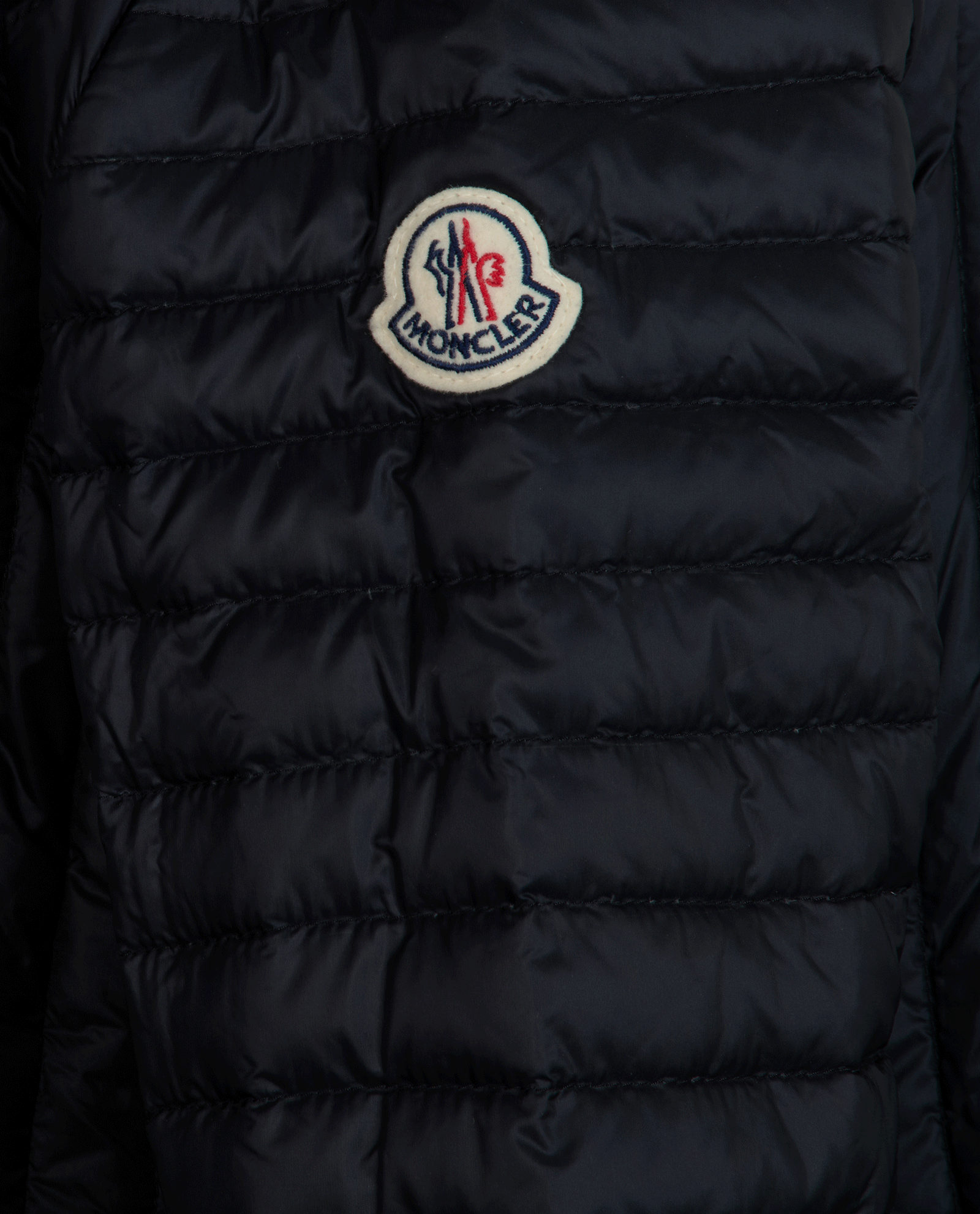Moncler Orchidee Puffer, &pound;330, Clothing, Black, Down Feathers, Other view