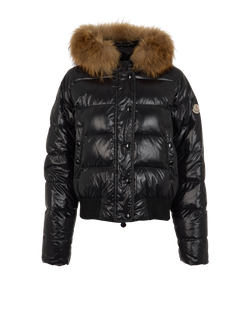 Moncler Alpin Puffer Jacket, Poly/Down, Black, Sz XL, 2*