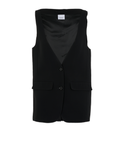 Burberry Vest, Silk, Black, UK2, 2*