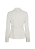 Gucci Single Breasted Belted Jacket, £595, Clothing, Cream, Silk/Wool, Back view