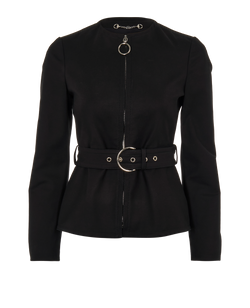Gucci Belted Jacket, Cotton, Black, UK8, 2*