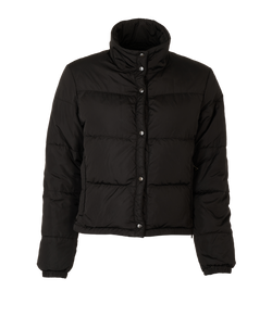 Prada Linea Rossa Crop Puffer, Down, Black, UK8, 2*
