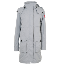Canada Goose Cavalry Trench, Polyester, Grey, Sz S, 2*