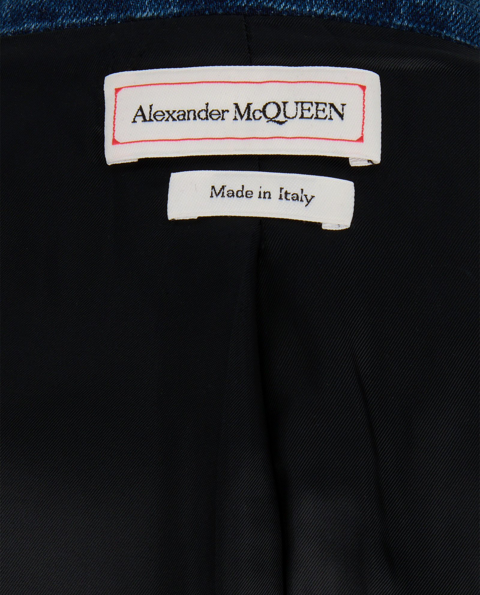 Alexander McQueen Single-Vent Blazer, &pound;280, Clothing, Blue, Cotton, Other view