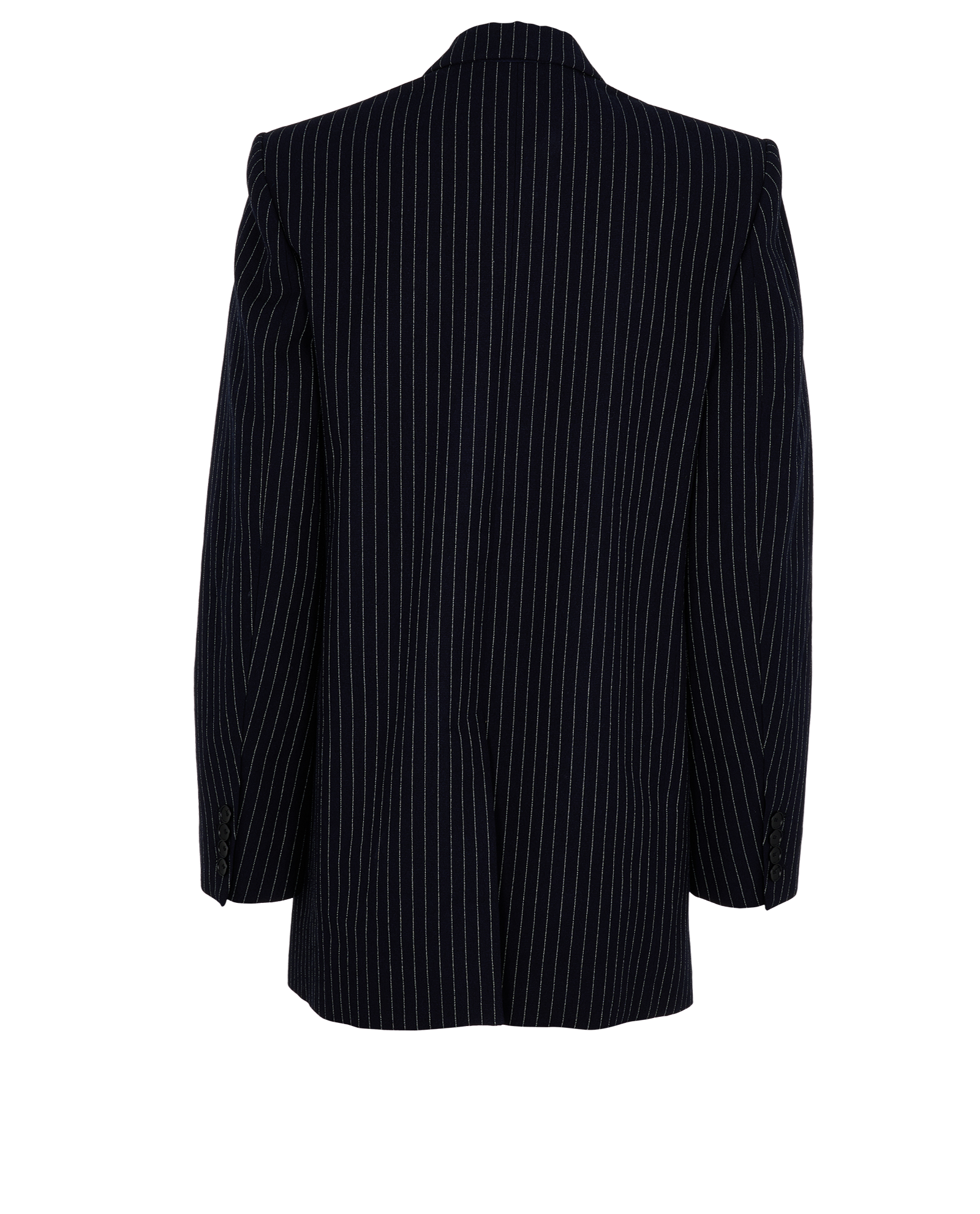 Isabel Marant Nevim Pinstripe Blazer, &pound;260, Clothing, Blue, Viscose, Back view