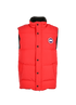 Canada Goose Garson Puffer Vest, &pound;350, Clothing, Red, Down Feathers, Front view