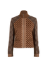 Gucci GG Zipped Jersey Jacket, front view
