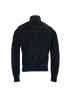 Dolce & Gabbana Bomber Jacket, £495, Clothing, Black/Navy, Cashmere/Lambskin Leather, Back view