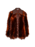 Stella McCartney Fluffy Jacket, £495, Clothing, Brown, Acrylic Plastic/Polyester (Polymer), Front view