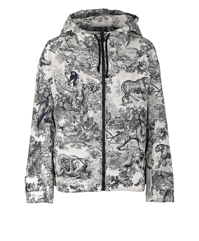 Christian Dior Toile De Jouy Print Jacket, £1,200, Clothing, Blue/White, Polyester (Polymer), Front view