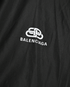 Balenciaga Logo Hooded Windbreaker, £450, Clothing, Black, Polyester (Polymer), Other view