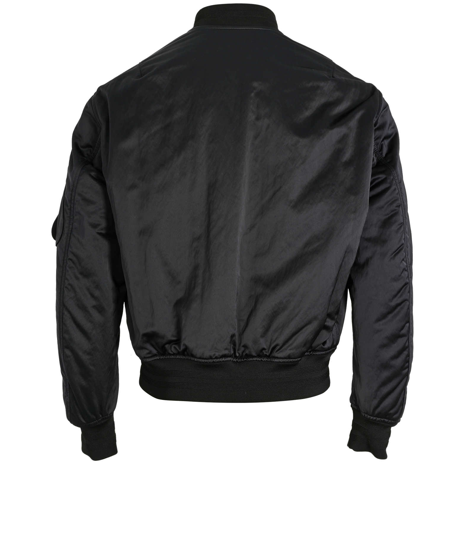 Christian Dior X K.Scharf Logo Bomber Jacket, &pound;850, Clothing, Black, Polyester (Polymer), Back view