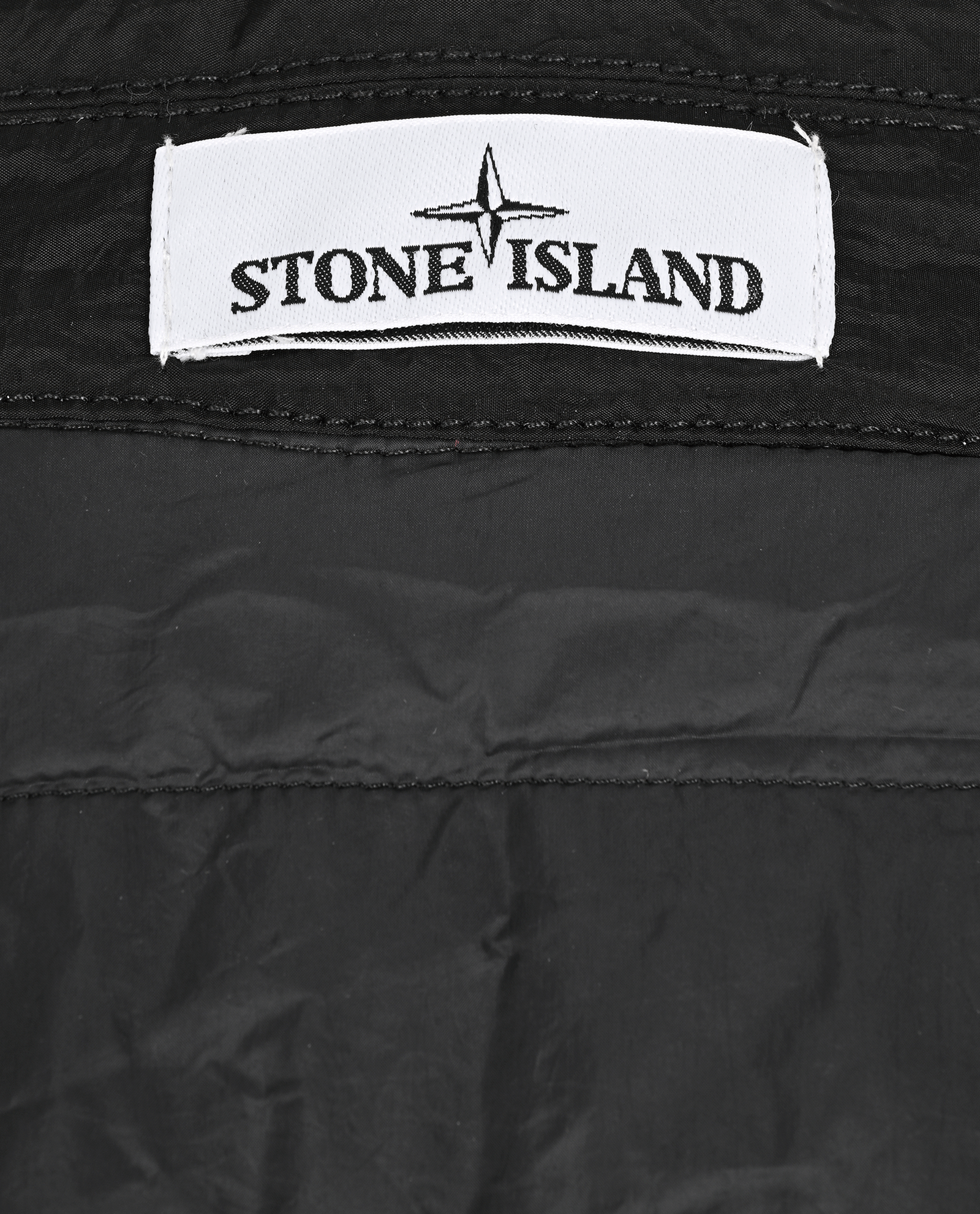 Stone Island Badged Light Jacket, &pound;350, Clothing, Black, Polyester (Polymer), Other view