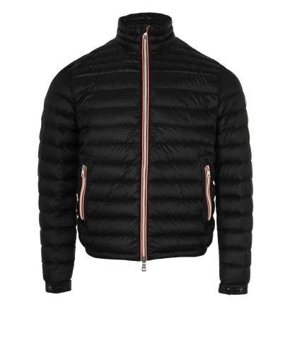 Moncler Daniel Quilted Jacket, &pound;450, Clothing, Black, Down Feathers, Front view